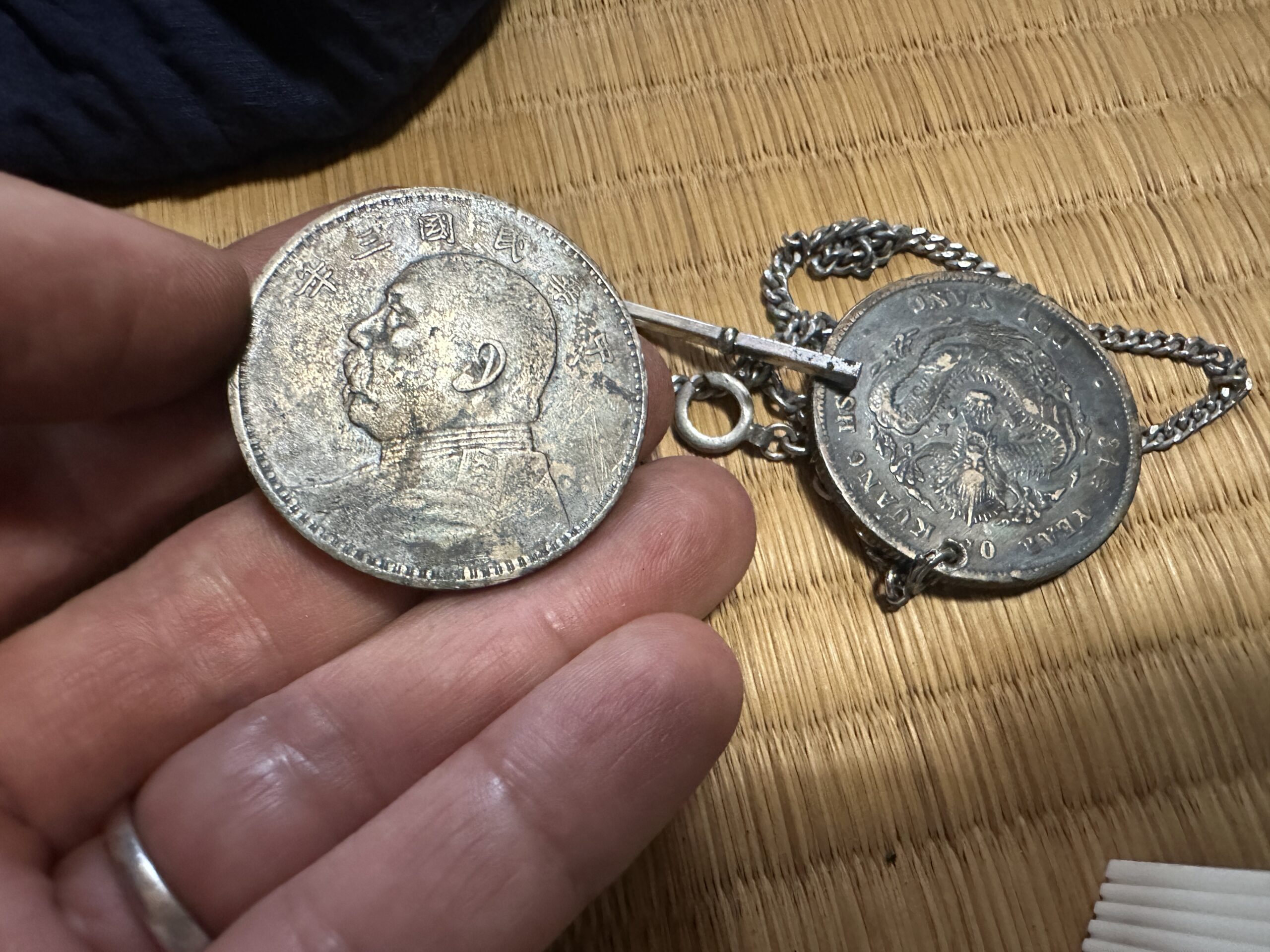 四川で作られた古い銀貨