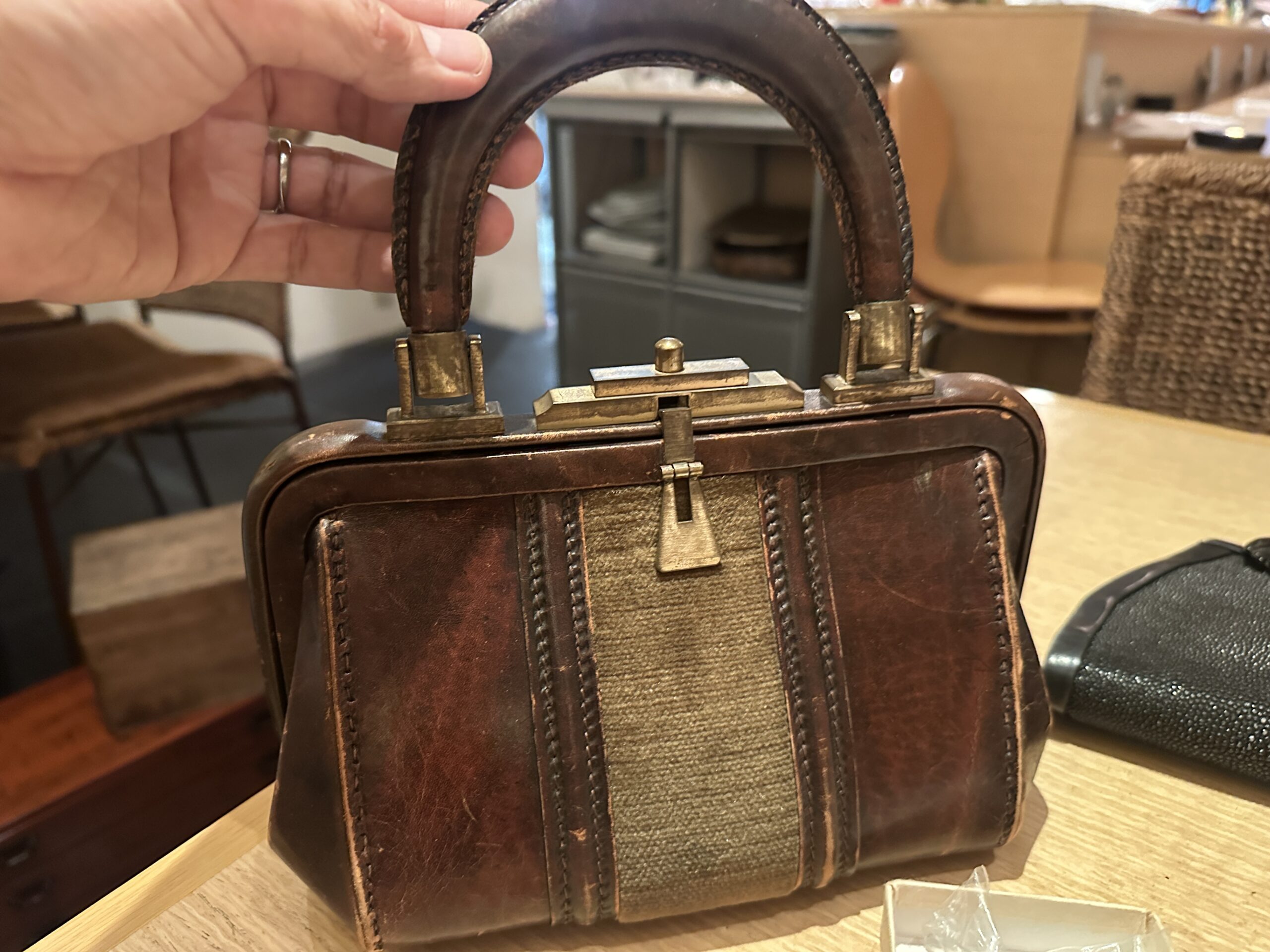 フランス製 アンティークバッグ 買取 岡山市北区