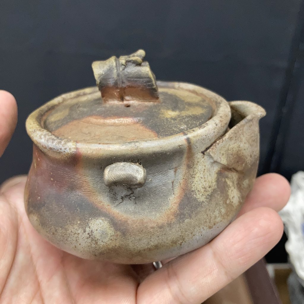 煎茶道具 備前焼 明光窯 神獣摘 宝瓶 急須 共箱 D R6253 - メルカリ