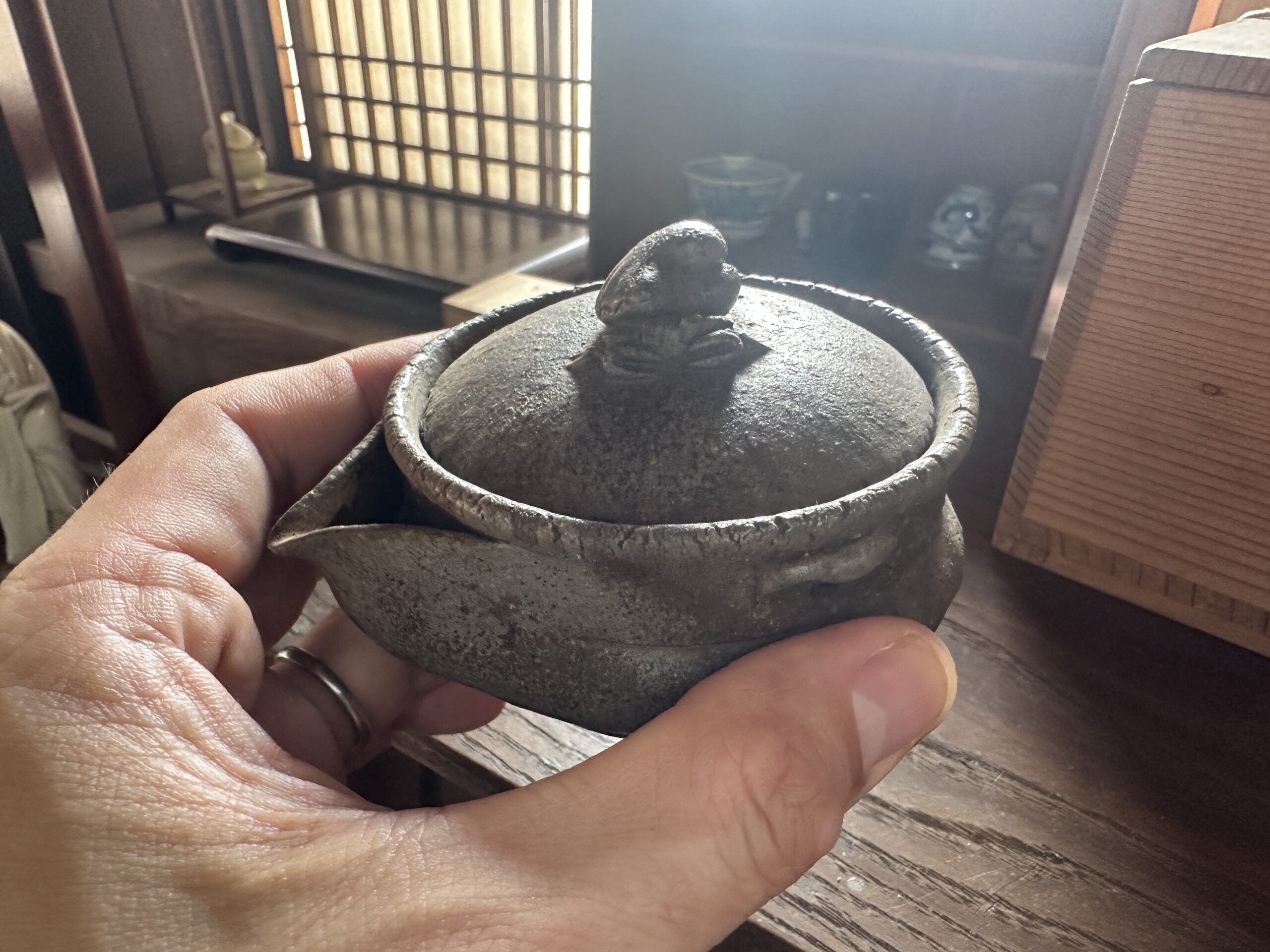 共箱付きの煎茶道具 急須と宝瓶の買取