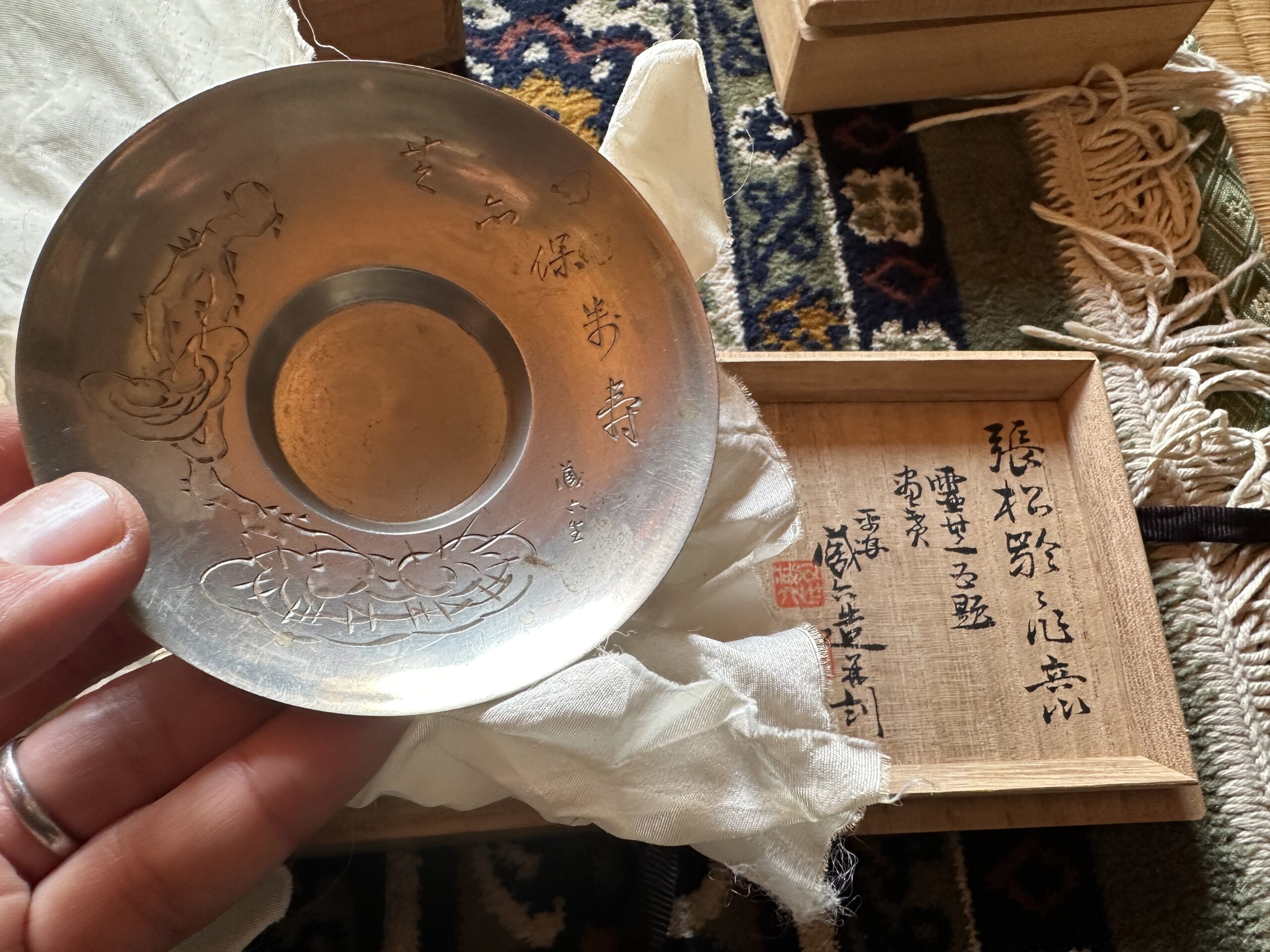 出張査定での説明の様子