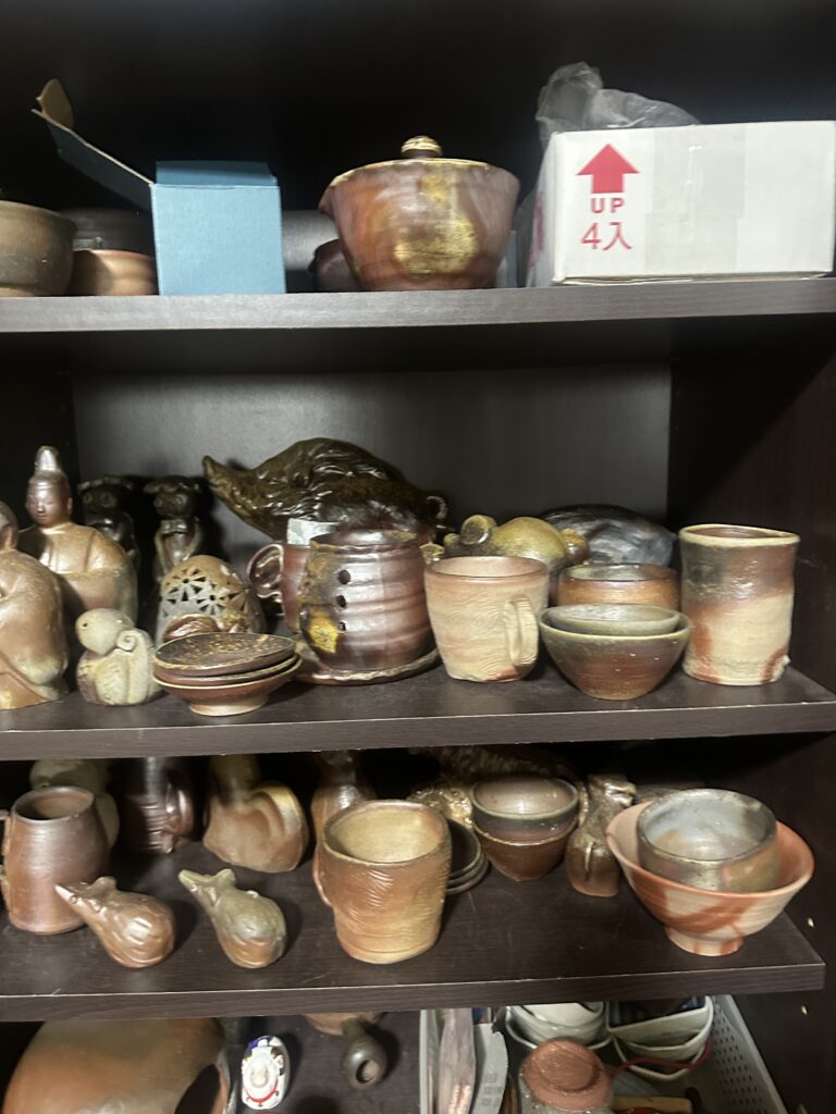 西村春湖の宝瓶を当店が発見|岡山市内・空き家の実家売却に伴う備前焼コレクター宅の出張買取事例