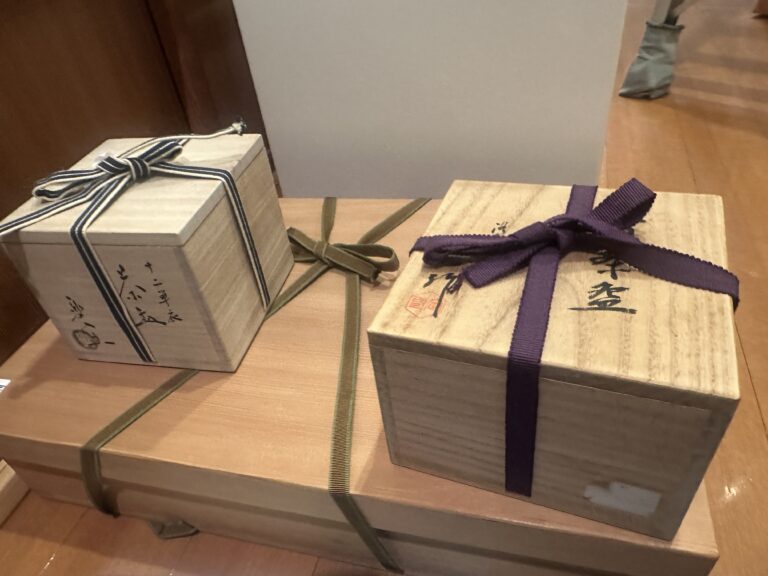 岡山市の出張買取｜大規模リフォームを機に、中村定一の茶入など茶道具一式をご整理
